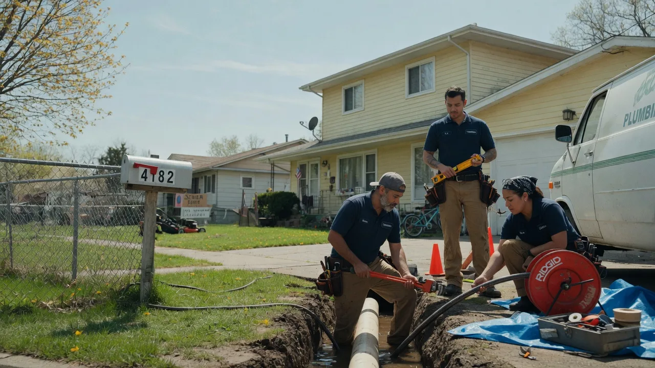 Gas Line Repair in Okawville, IL near me